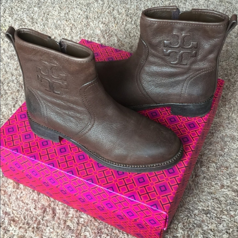 Tory Burch leather boots